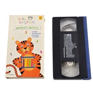 Baby Einstein Numbers Nursery VHS Tape 2003 Walt Disney Introduction to Numbers